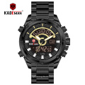 KADEMAN K6126 Mens Watches Fashion Sport Wristwatches Waterproof Dual Display Digital Watch Military Army Male Clock Relogio